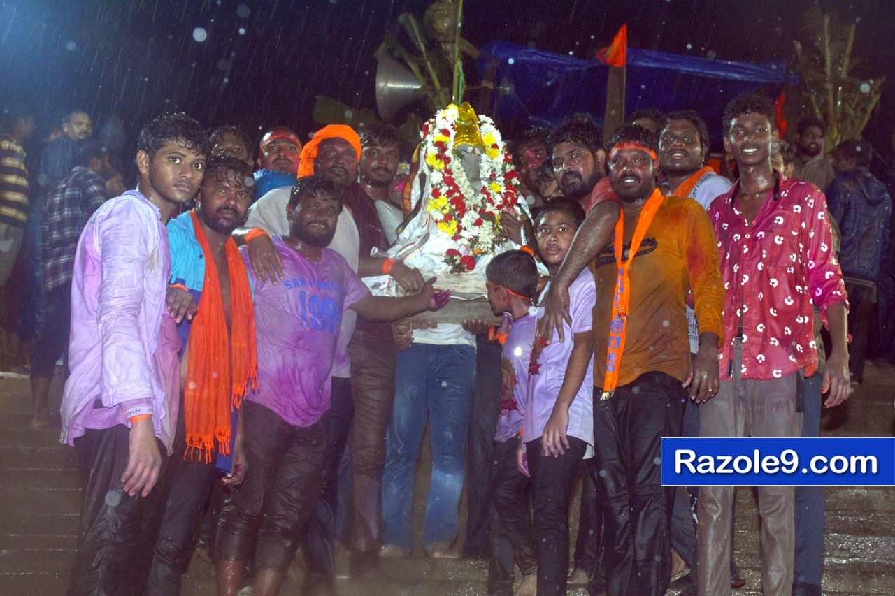 Razole Taluka Ganesh Nimajjanam